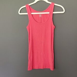 GAP Pink Fitted Tank Top